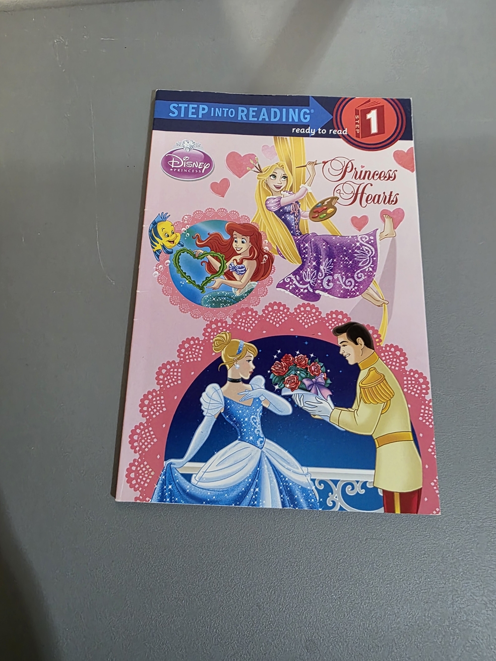 Disney Princess Hearts Step into Reading Level 1 Paperback Book